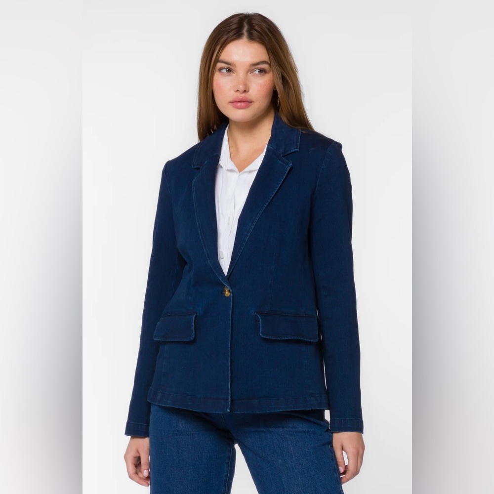 Velvet Heart BENI DARK DENIM BLAZER